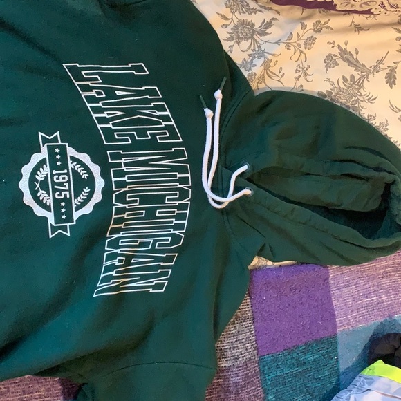 Lake Michigan Cropped hoodie - Picture 1 of 5